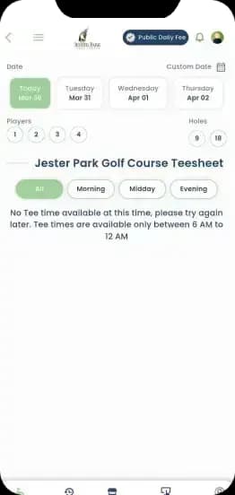 Tracking Screen screenshot
