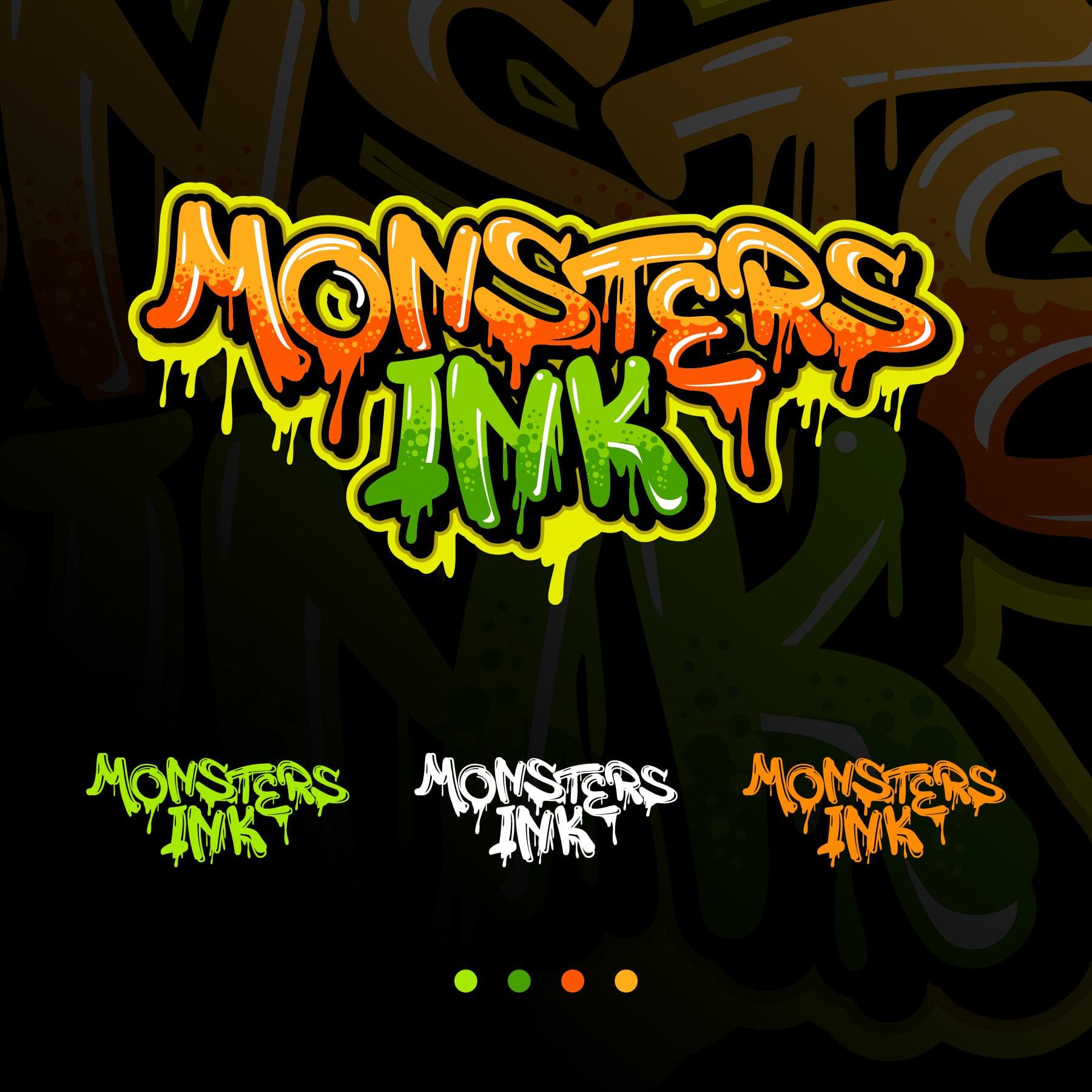 Monsters Ink Graffiti