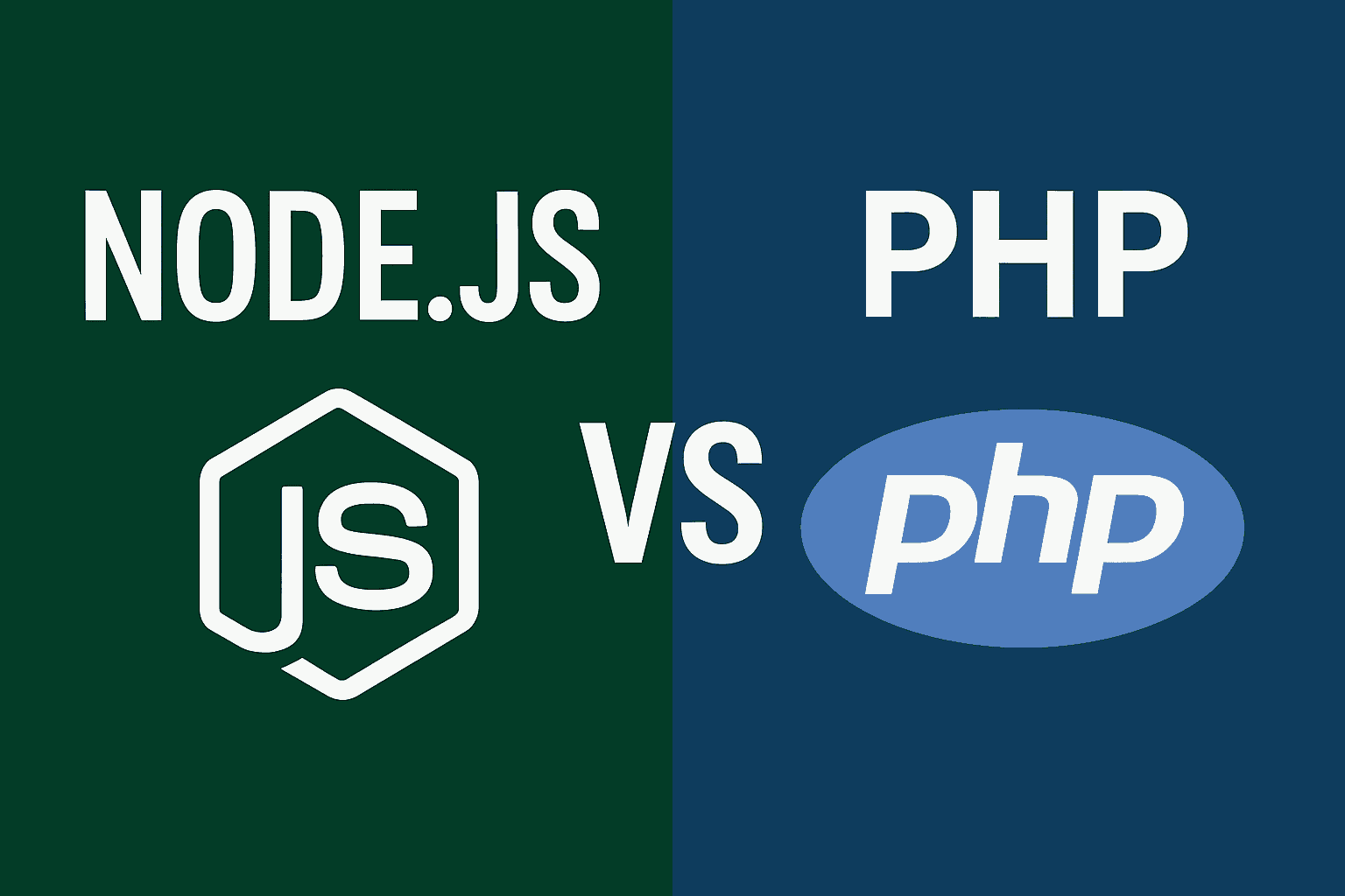 The Ultimate Showdown: Node.js vs PHP for Web Developers