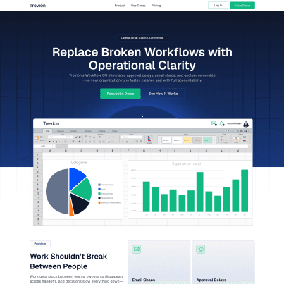Trevion SaaS Landing Page