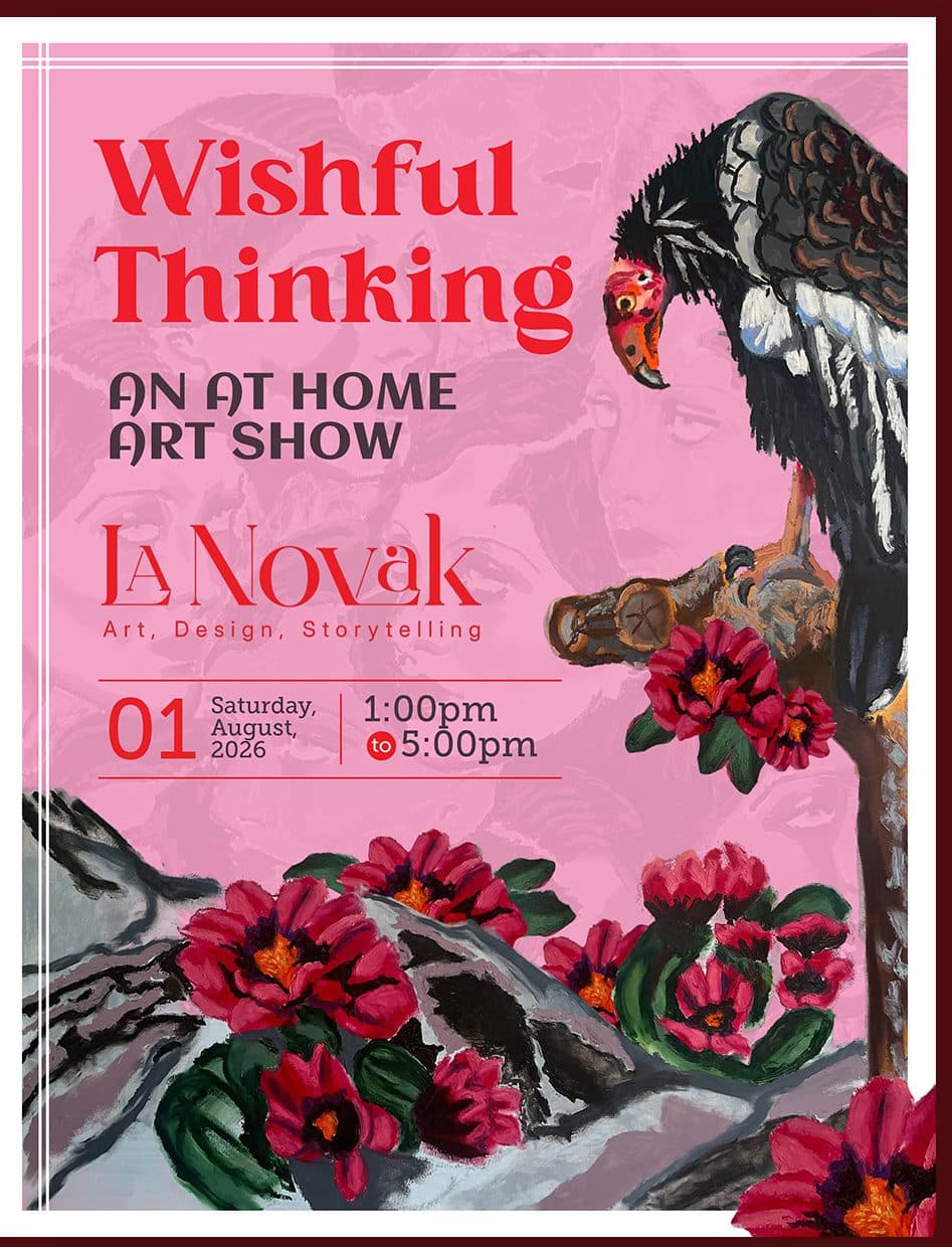 Wishful Thinking- Art Show Invitation