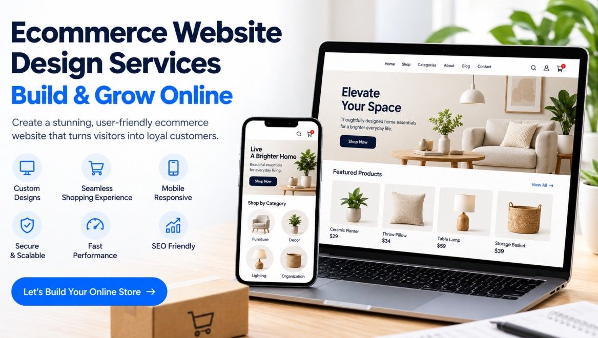 Ecommerce Website Design Services | Build & Grow Online
