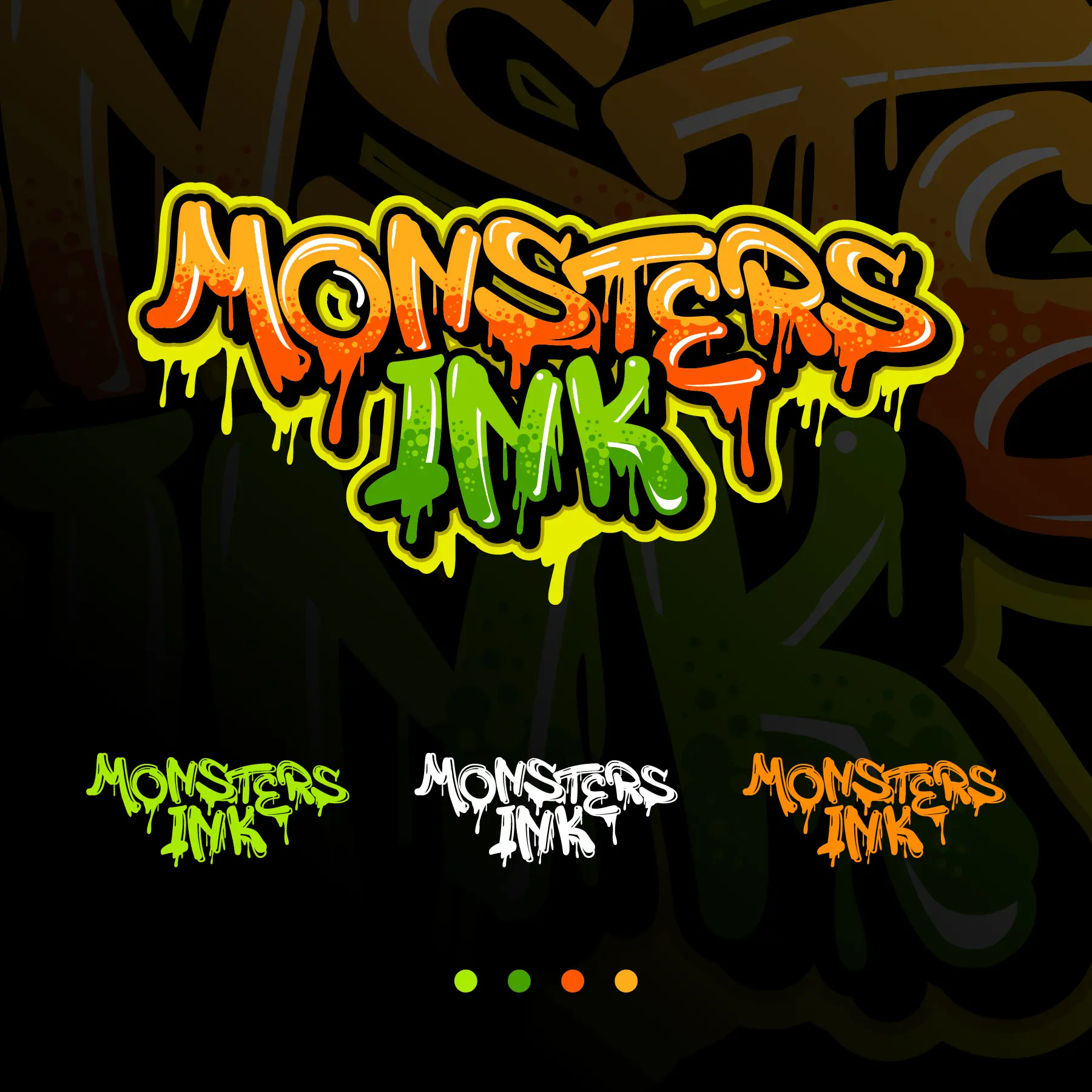Monsters Ink Graffiti