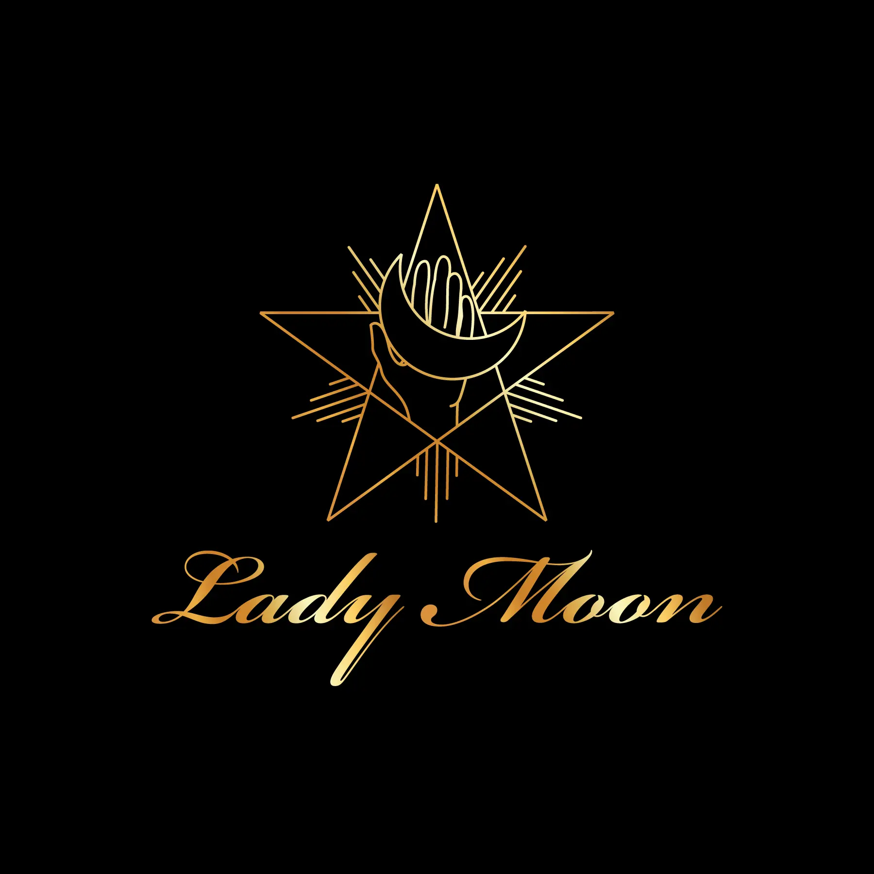 “Lady Moon” Mystical Logo