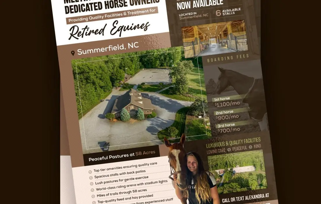 Retirement Horse Boarding Facility