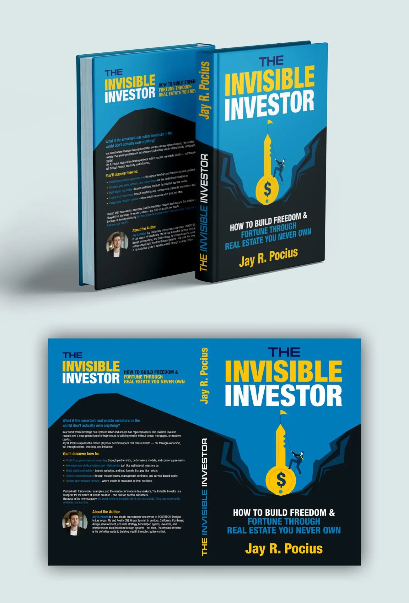 “The Invisible Investor” Book Cover Design.