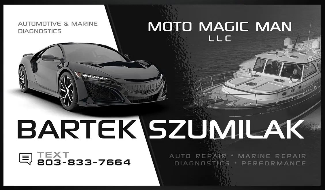Moto Magic Man- Business Card