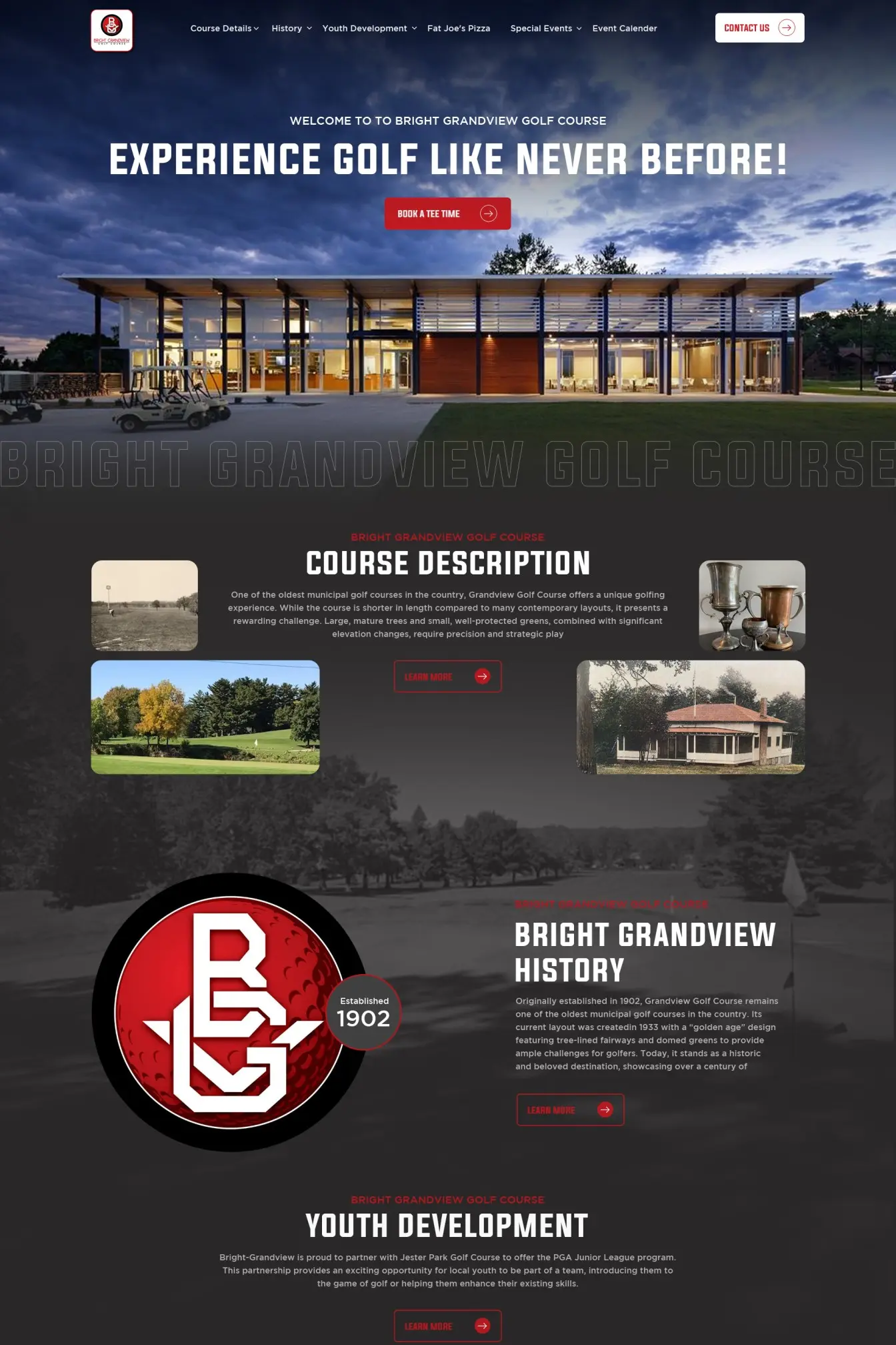 Bright Grand View Golf Course